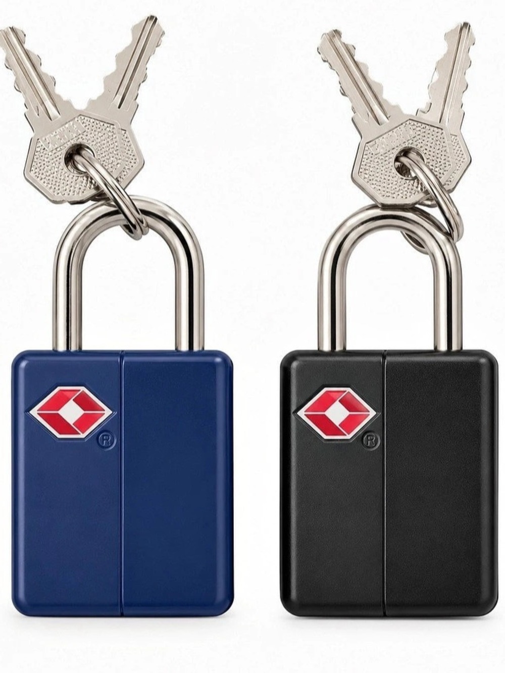 TSA Approved Travel Locks 2-Pack Blue & Black NWT